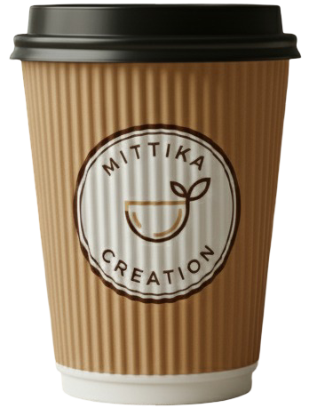 Ripple Wall Paper Cups - Premium textured eco-friendly disposable cups with enhanced grip